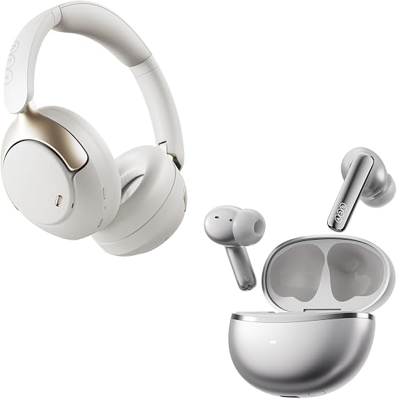 QCY H3 Pro White+ MeloBuds N70 Tigold