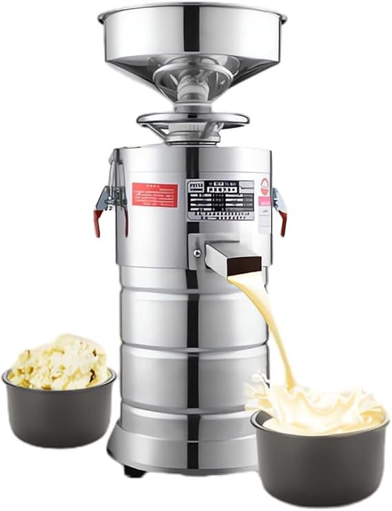 1100W Commercial Soybean Milk Maker - Automatic Soy Milk Machine and Coffee Bean Grinder for Dining Rooms