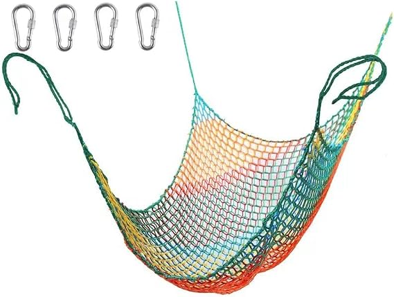 Çocuk Oyun Alanı Çift Katmanlı Güvenlik Ağı - Ağaç Evi Tırmanma Ağı, Bahçe Oyun Çerçevesi, Özelleştirilebilir Boyut, Tırmanma Güverte