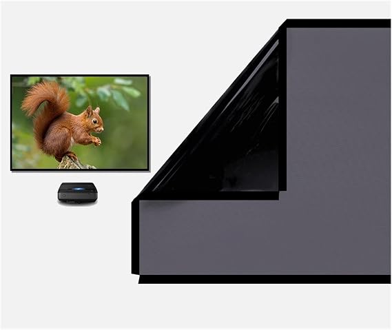 Screen Projector Frameless 100"-150" Home Projector Screen 16:9 T Prism UST ALR Screen Fabric Durable and Opaque 100 inch