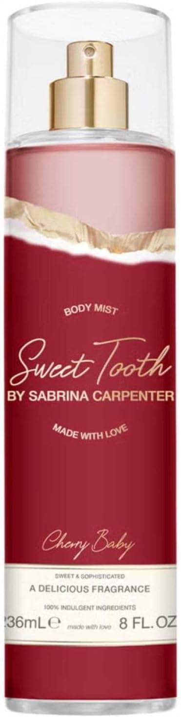 Sabrina Carpenter Sweet Tooth Women's Perfumed Body Water Various Fragrances 236 ml (Cherry Baby)