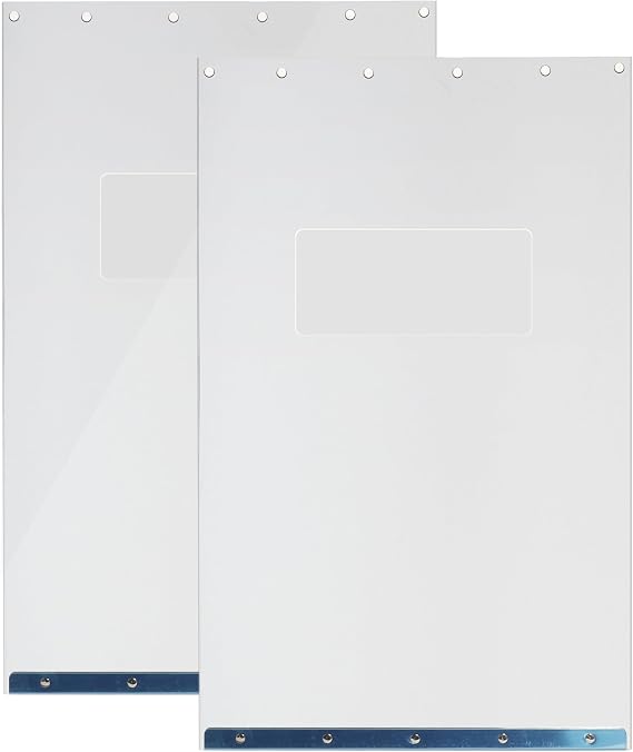 Super Large Dog Door Flaps Replacement, 15" x 23.5" Size, 2 Pack, Clear