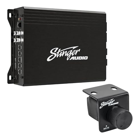 Stinger MT 1,000 Watt RMS Class D Monoblock Car Audio Amplifier