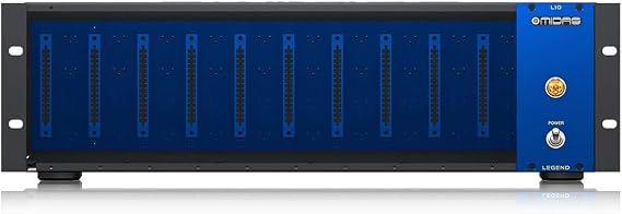 Midas LEGEND L10 500 Series Rackmount Chassis for 10 Modules with Advanced Audio Routing