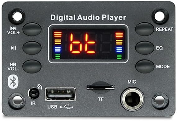 12V MP3 Player Decoder Board Bluetooth 5.0 Car FM Radio Module TF USB 6.5mm WMA Player Decoder