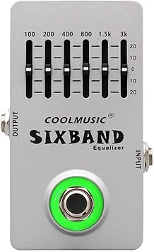 Coolmusic C-EQ01 Equalizer Pedal Guitar Pedal Effects Bass Pedal Acostic Guitar Pedal