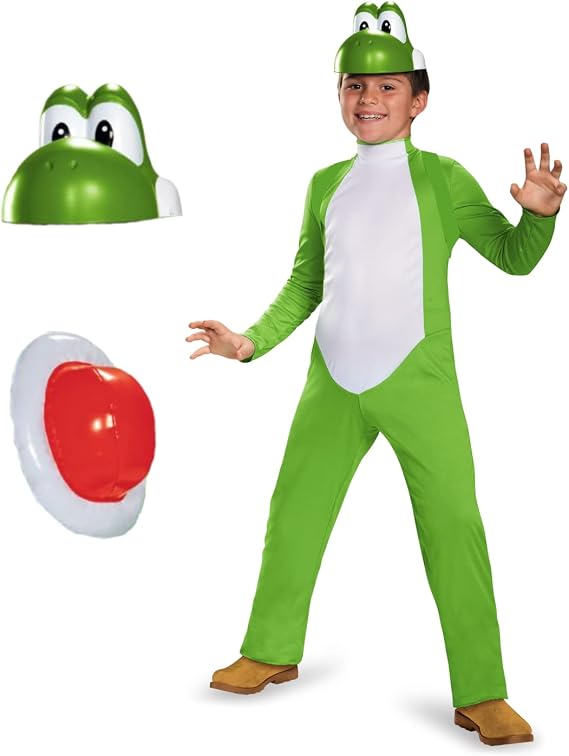 Boys Yoshi Deluxe Costume