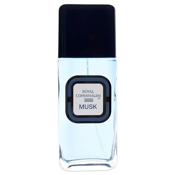 Royal Copenhagen Musk Eau de Cologne Spray for Men, 3.4 Ounce