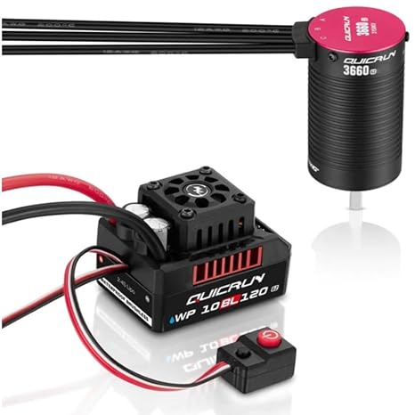 HOBBYWING Quicrun 10BL120 G2 & 3660SL G2 Combo (QR10BL120 + 3660-3150KV SL G2 Combo)