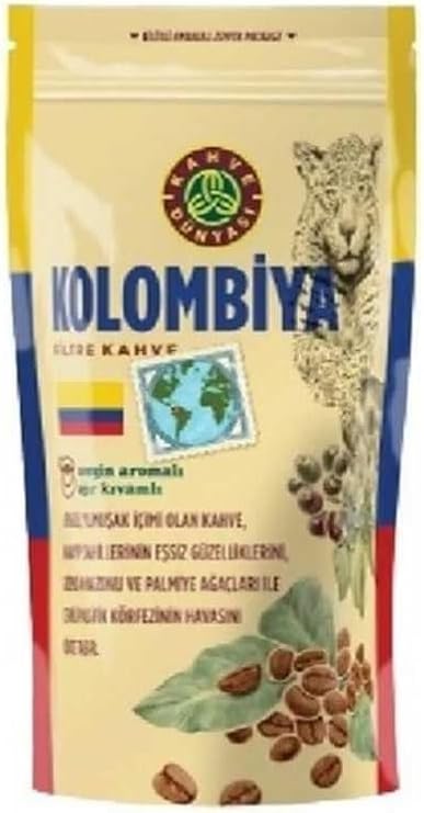 Coffee World Filter Coffee Colombia Locked 250 Gr