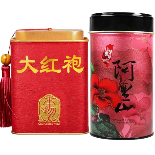 XIXICHA Dahongpao Oolong Tea 大红袍 乌龙茶 & XIXICHA Alishan Oolong Tea Taiwan Tea