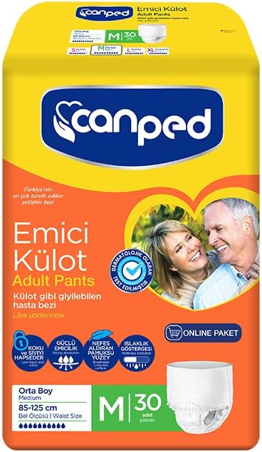 Canped Emici Külot Orta (M) 30 Adet