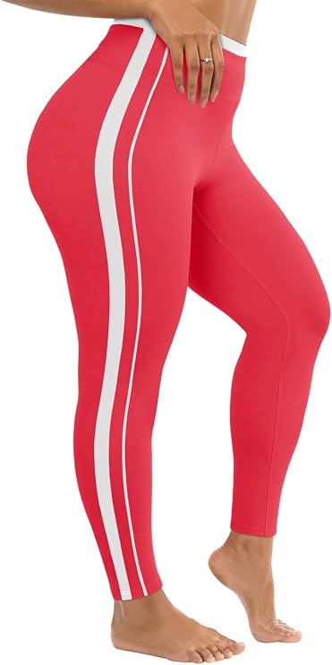 Aoysky Womens Plus Size Yoga Leggings XL-5XL Workout Active Pants