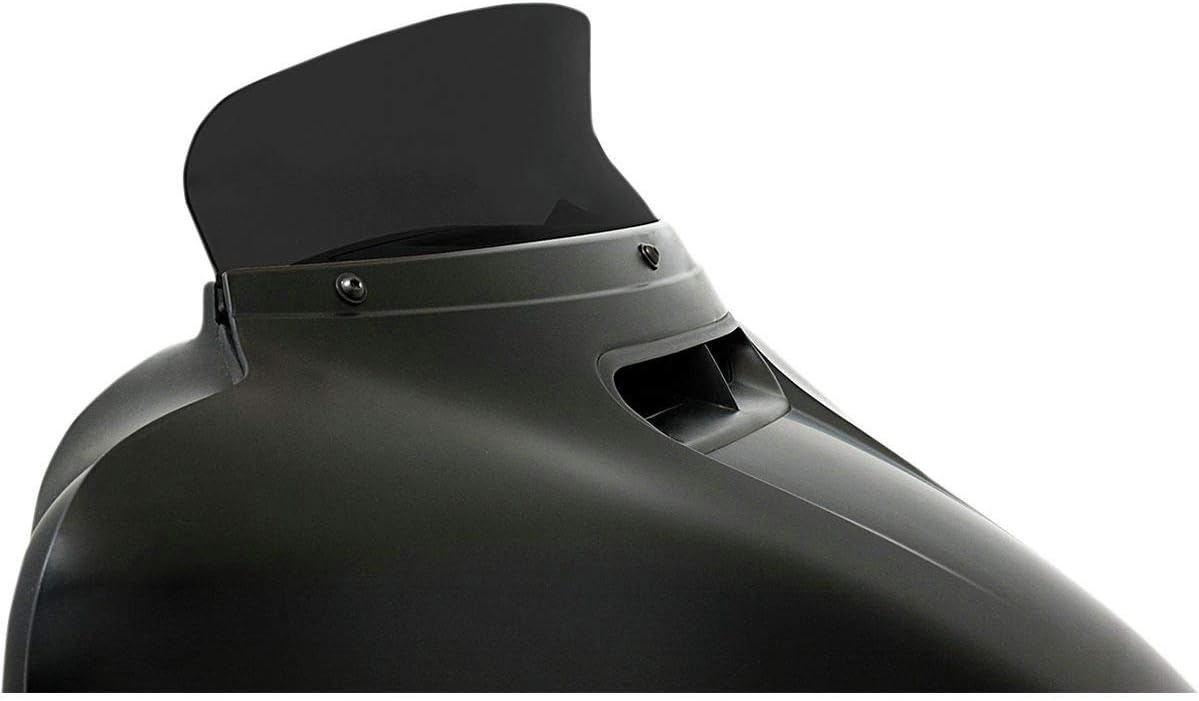 MEMPHIS SHADES HD MEP84610 Dark Smoke 4.5" Spoiler-Style Windshield for Harley-Davidson FLH Batwing Fairing