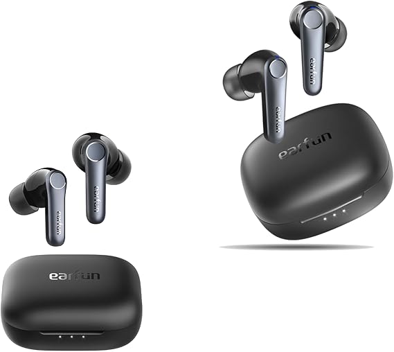 EarFun Air Pro 4 Adaptive Hybrid Noise Canceling Wireless Earbuds, Qualcomm Snapdragon Sound, aptXTM Lossless Air Pro 3 Noise Cancelling Wireless Earbuds, Qualcomm aptXTM Adaptive Sound