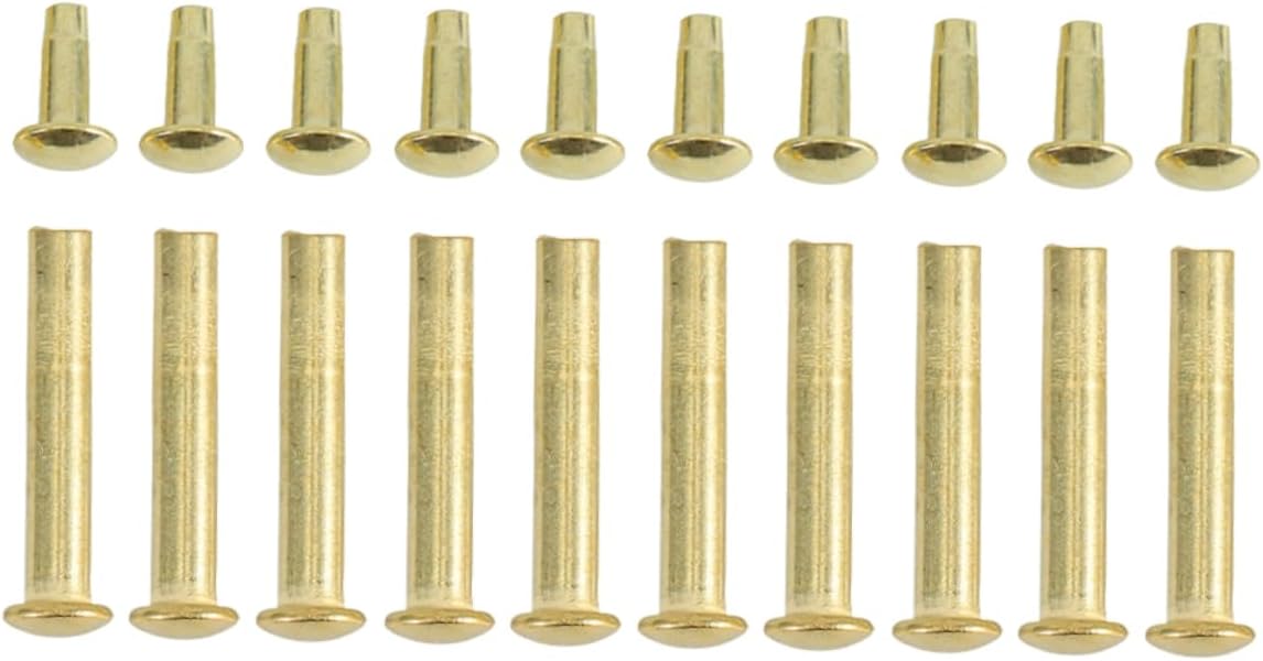 Luxshiny Set of 10 Folding Rods with Rivets for Holding