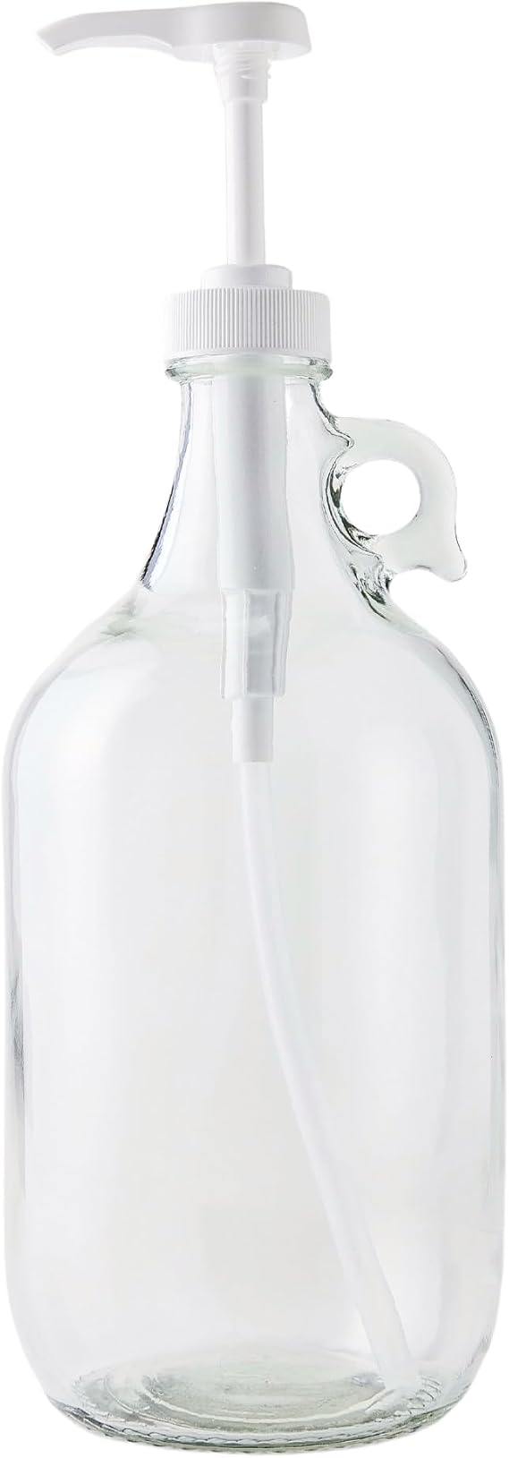Glass Laundry Detergent Dispenser with Pump | Half Gallon Jug | 64 oz