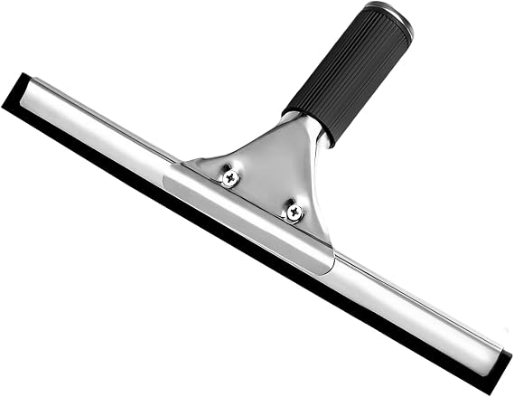 Fawley Professional Window Squeegee 25cm Stainless Steel Shower Wiper