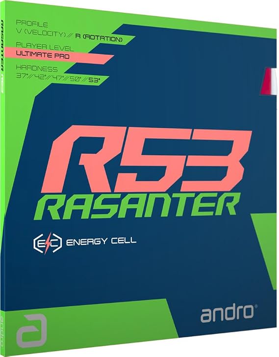andro R53 Table Tennis Rubber Lazanter Soft Back UM Tension