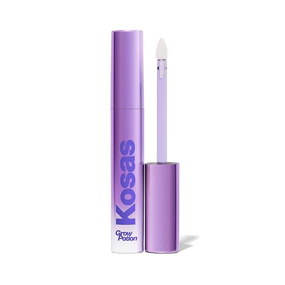 Kosas GrowPotion Fluffy Eyebrow and Eyelash Boosting Serum | Peptide brow and lash serum to condition hairs and support the look of fuller, fluffier brows and lashes.