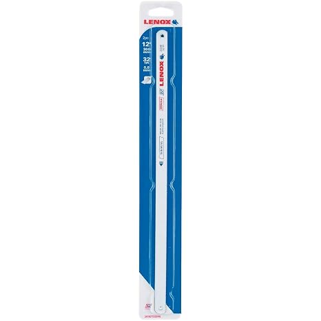 LENOX Tools Hacksaw Blade, 12-inch, 32 TPI, 2-Pack (20162T232HE)
