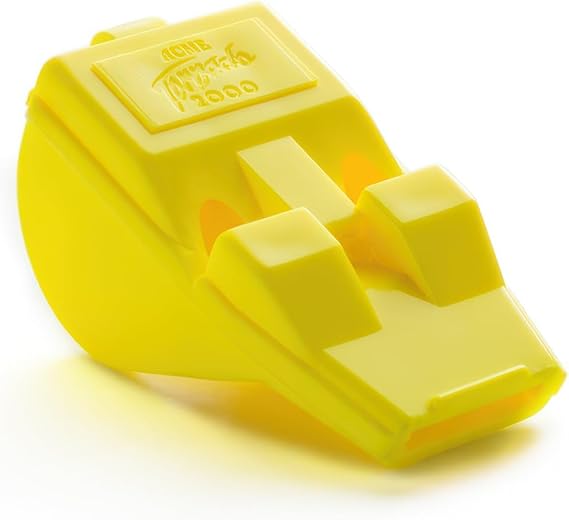 Acme Genuine Professional Quality BPA Free Plastic No. T2000 Tornado AIRFAST Whistle, Large Sized, Loud, Ultra-High Pitch, 125 dBA, Designed and Made in The UK