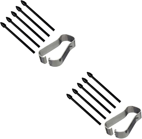 10 PCS Replacement Tips Stylus Pen Nibs Parts for Samsung Galaxy Note10 Note10 Plus Note 20 Note 20 Ultra 5G Tab S6 S6 Lite S7 S7+ Plus (2 Packs Tips Black)