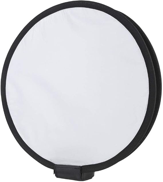 Softbox Diffuser, 40CM Portable Foldable Round-Shape Nylon Softbox Diffuser with a Storage Bag for Camera Flash Light