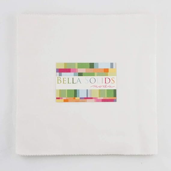 Moda Fabrics Bella Solids Feather Junior Layer Cake 20 10-inch Squares 9900JLC 127