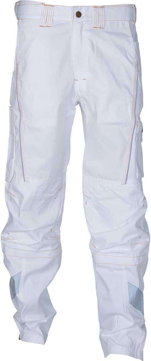 TapeTech Premium Work Pants, Size 32US/48EU White