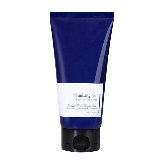 Pyunkang Yul PKY ATO Cream Blue Label - Long lasting Strong Moisture and Nutrients Hyaluronic Acids, Natural Safe Ingredients Ceramide Skin Barrier from Double Hydration Baby Lotion 4.06 Fl. Oz
