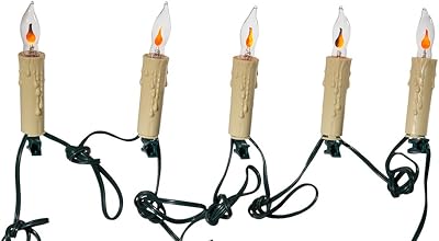 Kurt Adler 7-Light Flicker Flame Candle Light Set