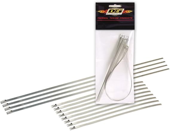 Design Engineering Combo Pack Stainless Steel Locking Tie Kit
