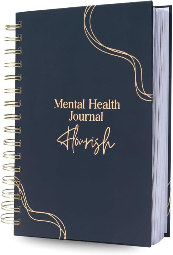 Mental Health Journal | Mood Tracker, Mindfulness Log For Intermediate User