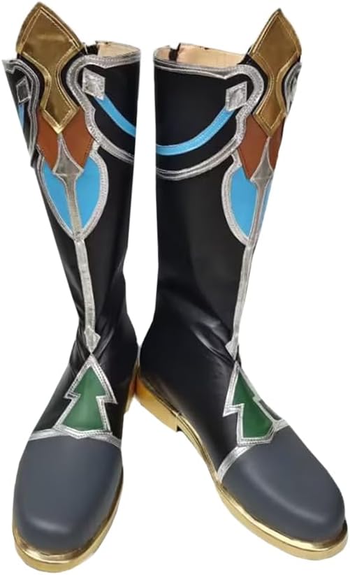 EXOGUN Dan Heng DanHeng Honkai Star Rail Honkai Impact Shoes Cosplay Boots Custom Made Anime Halloween W3338 (24CM)