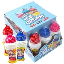 Twist N Lik Candy Ice Cream, 12 Pack, Liquid Ooze Candy