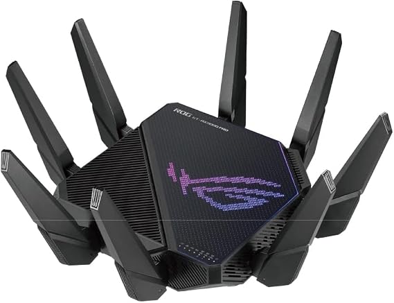 ASUS WiFi ROG Rapture GT-AX11000 PRO/J Wireless Router Supports latest WiFi 6 4804+4804+1148Mbps v6 Plus / OCN Virtual Connect Tri-Band Gaming 10G & 2.5G WAN/LAN port 2.0GHz Quad Core CPU with Mesh