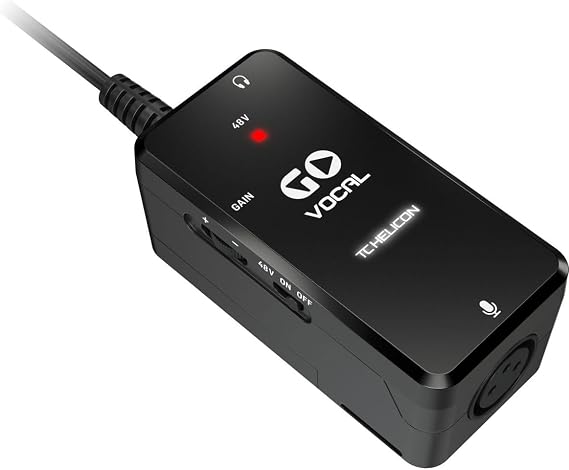 TC Helicon GO VOCAL Microphone Preamp for Mobile Devices