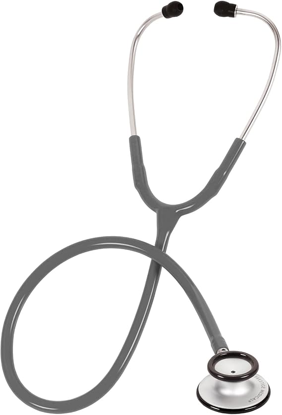 Prestige Medical Clinical LiteTM Stethoscope, Pewter Grey