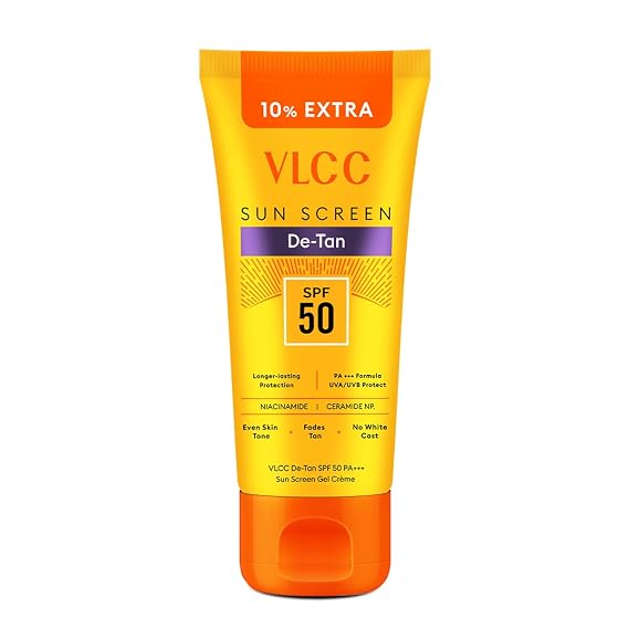 VLCC De Tan SPF 50 PA+++ Sun Screen Gel Creme(100gm)