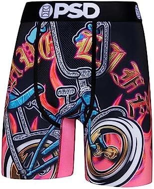 PSD Mens Thug Life Boxer Briefs, Multi, L