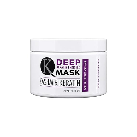 Kashmir Keratin Deep Keratin Enriched Hair Mask (8 fl.oz)