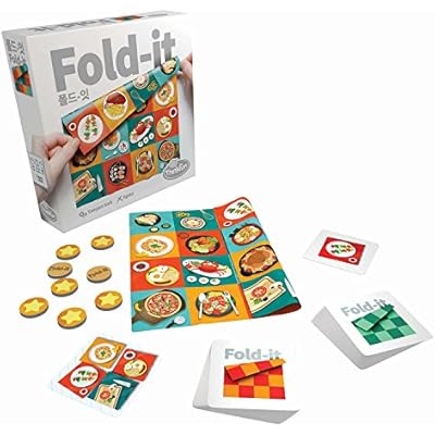 ThinkFun Fold-It Brainteaser Challenge Game - Innovative Folding Game Using Soft Cloth