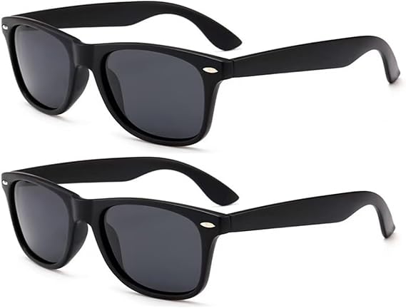 2 PACK Luniks Correction Glasses, Vision Correction Astigmatism Glasses for vision improvement Unisex-(Black-Y2-D2)