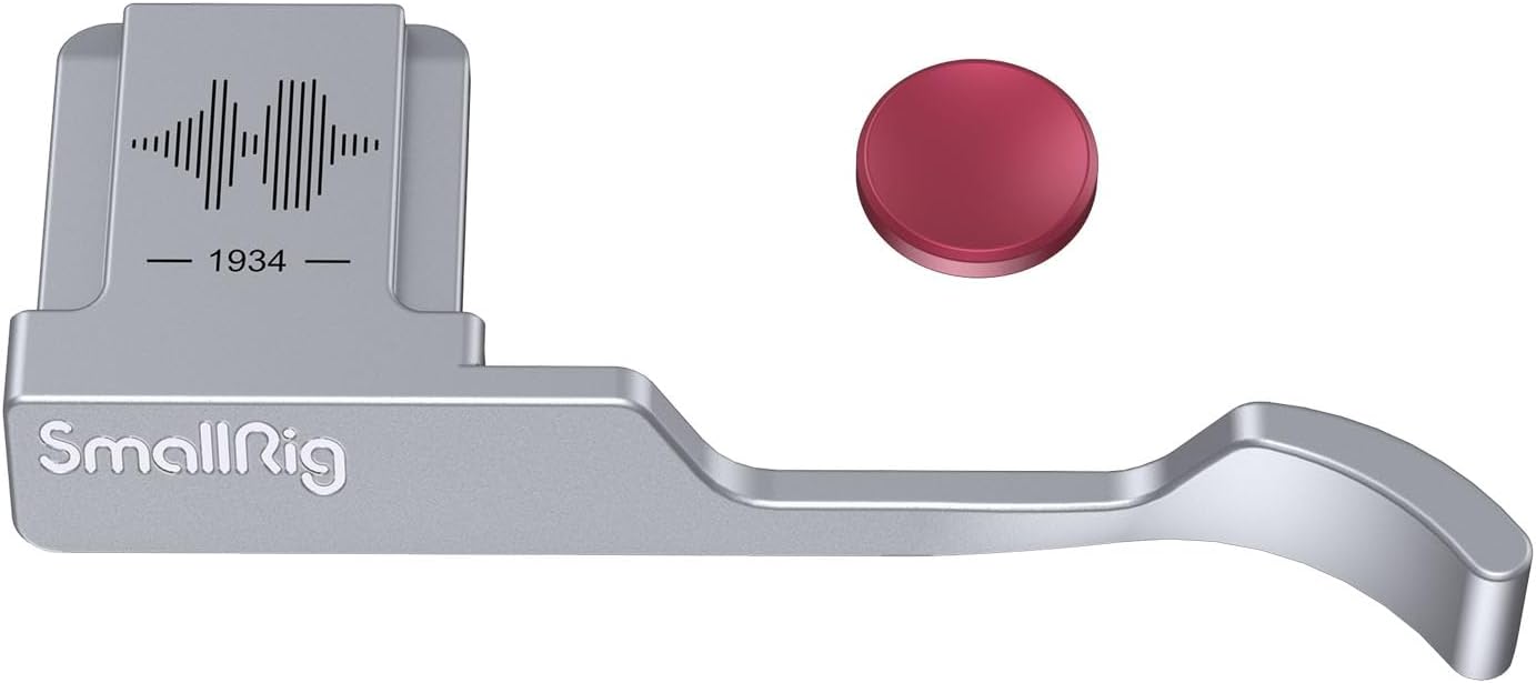 4566 Fujifilm X100VI için Gümüş Thump Grip