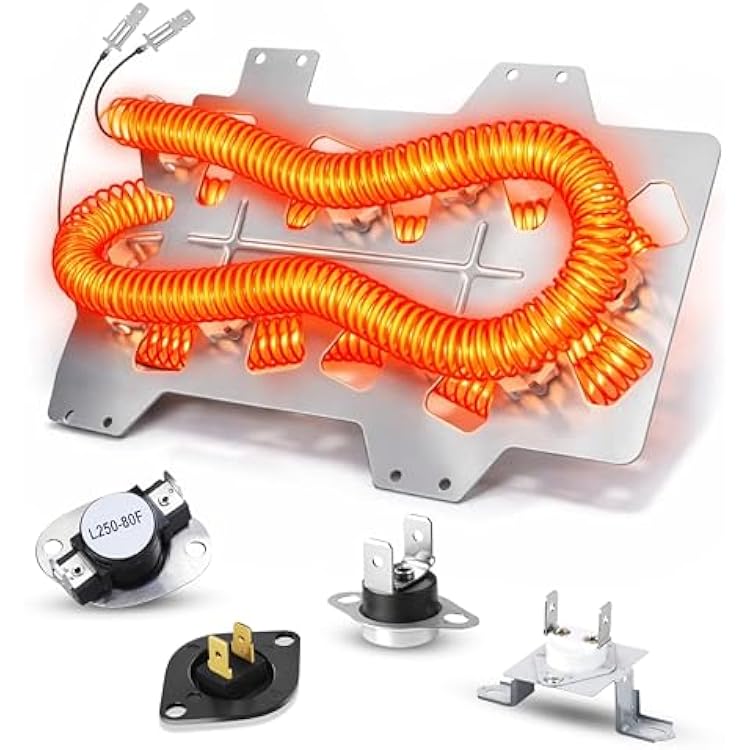 Dryer Heating Element Thermostat Replace For Samsung DV45H7000EWA2 DV40J3000EWA2 DV218AEWXAA DV219AEWXAA DV220AEWXAA DV209AEWXAA DV210AEWXAA DV350AEWXAA DV328AEWXAA DV5451AEWXAA DV330AEWXAA