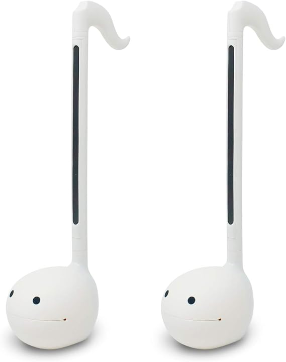 Otamatone Electronic Synthesizer Musical Instrument Toy - White Set of 2