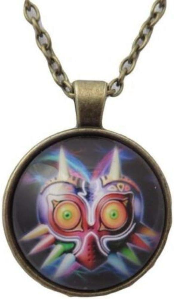 EC Trading The Legend of Zelda Majora's Mask Glass Dome Pendant Necklace with 20" Chain