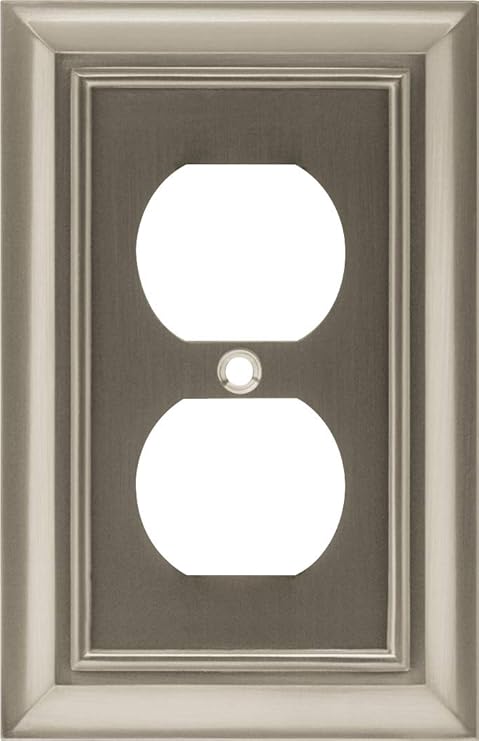 BRAINERD 64234 Architectural Single Duplex Outlet Wall Plate / Switch Plate / Cover