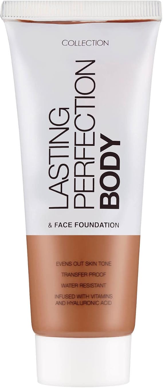 Collection Cosmetics Lasting Perfection Body and Face Foundation, Full Coverage Foundation, 65ml, Tan